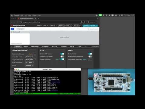 Real-time graphs on embedded Web UI dashboard