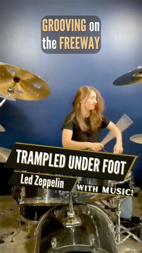 Teen Drummer Covers Led Zeppelin: “Trampled Under Foot” is a song by the English rock band Led Zeppelin (@LedZeppelin). It was included on their album ‘Physical Graffiti’ (1975) and became live staples at their concerts. “Trampled Under Foot” reached No. 38 on the US Billboard (@Billboard) Hot 100 chart. ‘Physical Graffiti’ spanned several years of recording and covered a range of musical styles, including hard rock, progressive rock, rock 'n' roll and folk. John Bonham’s integral participation 