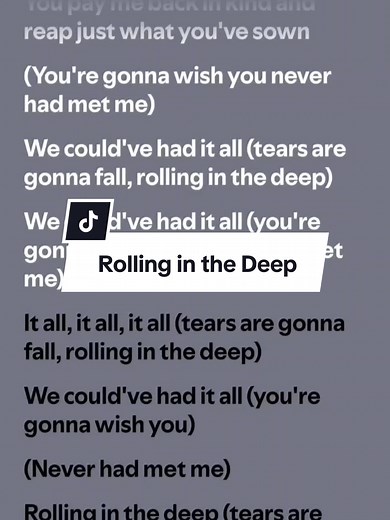 Explore the Lyrics of Rolling in the Deep by Adele