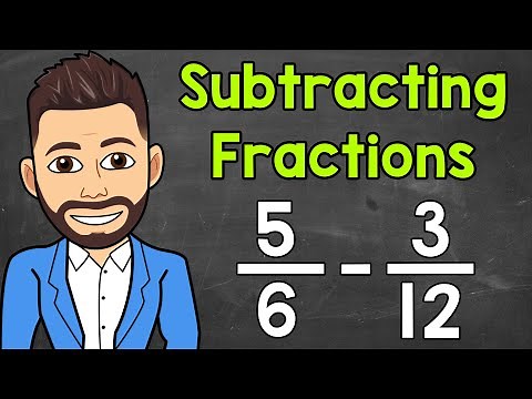 Subtracting Fractions with Unlike Denominators | Math with Mr. J