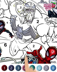Marvel Super Heroes Picture Packs are Available Now in Happy Color | Happy Color - Color by Number