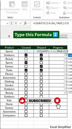 Add a Checkbox in Excel in Seconds (Beginner-Friendly Guide) #excelshorts