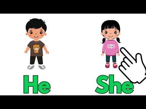 HE - SHE for kids + GAME