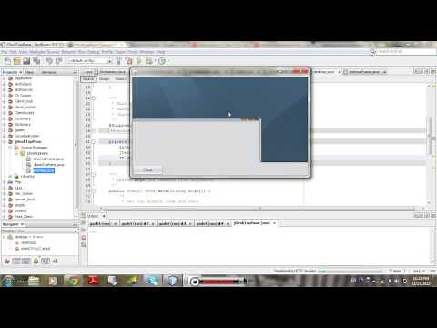 JDesktopPane and JInternalFrame in Java using Netbeans.avi