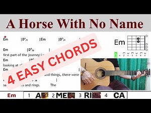 A Horse With No Name - America - Guitar Chords & Lyrics @TeacherBob