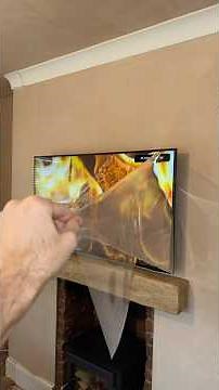 Unboxing & Wall Mounting the Samsung Q7F QLED 4K TV | Clean Fireplace Install & Cable Hide