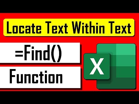 How to Use FIND Function in Excel