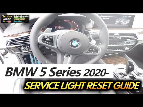 BMW 5 Series 2019 2020 2021 - Service Light Reset