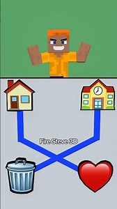 Do You Prefer Home or School? 🤔😂 #shorts #minecraft