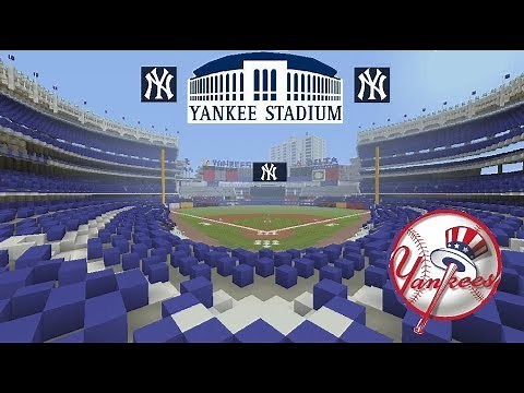 MLB MINECRAFT BASEBALL STADIUM New Yankee Stadium