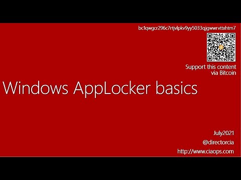 Windows AppLocker basics