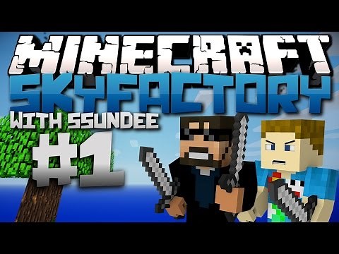 Minecraft | SkyFactory (Modded SkyBlock) - Ep: 01 "TWERK TREES?!"
