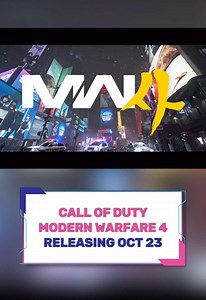 First Trailer for Call of Duty Modern Warfare 4 🔥 #gaming #gamingontiktok #callofduty #modernwarfare #modernwarfare4
