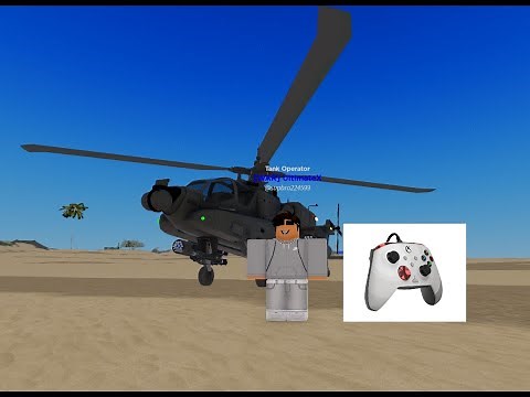 How to use a helicopter in War Tycoon Roblox with a controller