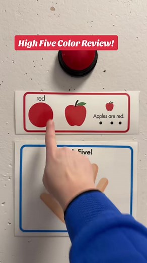 6.8K views · 88 reactions | Introducing High Five Color Review! ️ Our preschoolers are exploring colors with an interactive twist. They tap a color, identify an object, and recite a fun sentence, ending with a high five! #PreschoolVibes | Preschool Vibes | Facebook