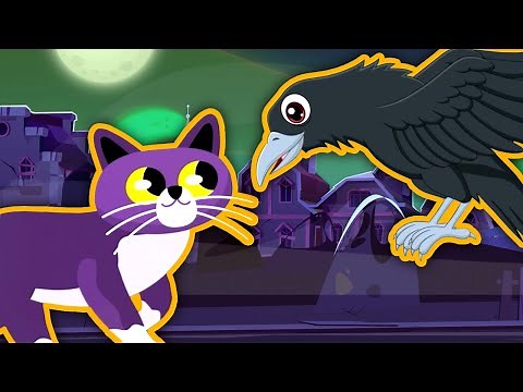 Caw Caw Goes The Crow! Halloween Animal Sounds Song for Kids| Kids Learning Videos