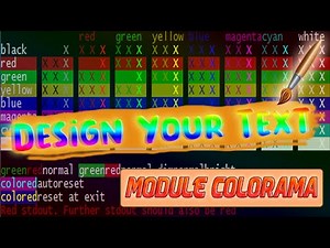 How to Install colorama python module👨‍🏫 | طريقة تثبيت مكتبة كولوراما😁👍 و طباعة نص ملون🖌