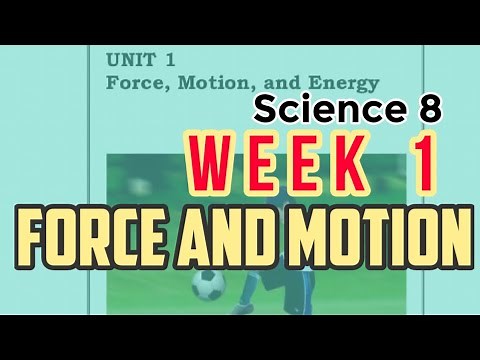 Force and Motion for grade 8