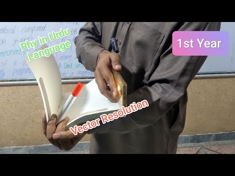 Vector Resolution | Resolution of Vector | Class 11 Physics Chapter 2 | Federal Board 2025 New Book