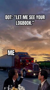 “Logbook?” Never heard of it. 😂 We’ve all had that split-second panic.... at least prior to ELDs. | Truck Drivers U.S.A
