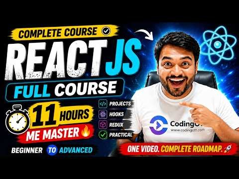 React JS Full Course 2026 | Complete React Tutorial for Beginners to Advanced | 11 Hours