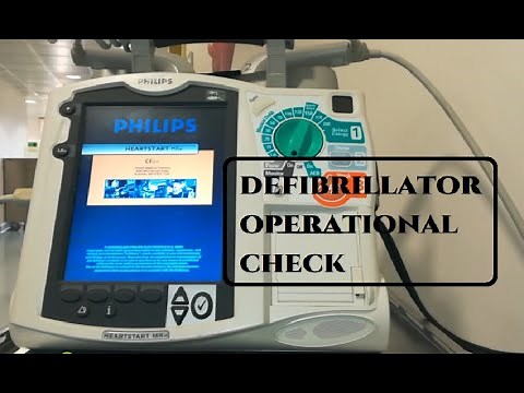Philips Defibrillator | Operational Check | Heartstart MRx