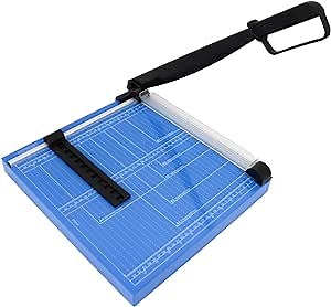 HFS(R) 12” A4 Paper Cutter Multi-Purpose Trimmer for Copper Sheet, Leather, Plastic Sheet, Iron Sheet, Non-Woven Fabric 12 Sheets 80-gram Paper Vinyl Cutter