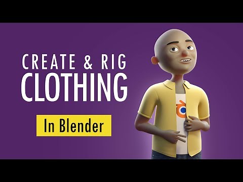 How To Create & Rig Clothing: Blender 2.93 Tutorial