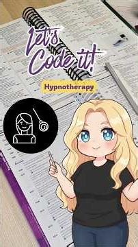 Medical Coding Beginner Level Demonstration - CPT code for hypnotherapy