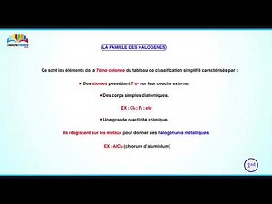 Comment maitriser l'étude des principales familles du tableau de classification ?