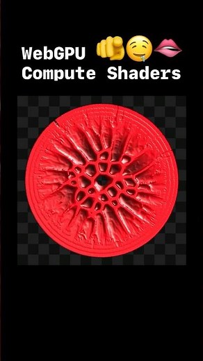 WebGPU Compute Shader Slime Mold Simulation