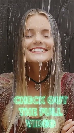 What Happens When Women's Hair Gets WET in the Rain