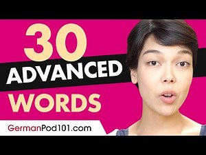 30 Advanced German Words (Useful Vocabulary)