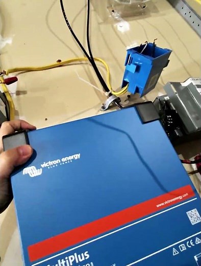 Test mounting Victron 24 2000 Multiplus