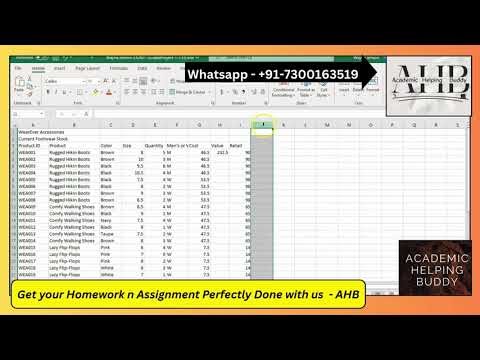 Excel 2021 In Practice Ch 1 Guided Project 1-3 | Wear Ever | SIMnet