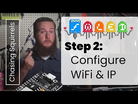 How to connect WLED on a NodeMCU to your WiFi and setting a static IP