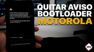 Como quitar el aviso de bootloader en cualquier motorola - bloquear bootloader de nuevo