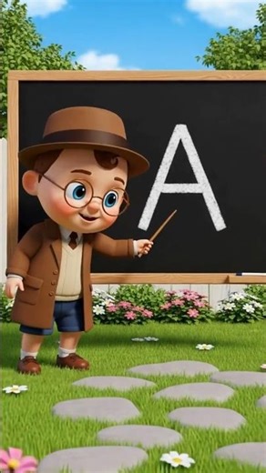 ABC Song for Kids (A-D) | Fun Alphabet Nursery Rhyme | ABCD Learning Song #abcd #kidssongs #shorts