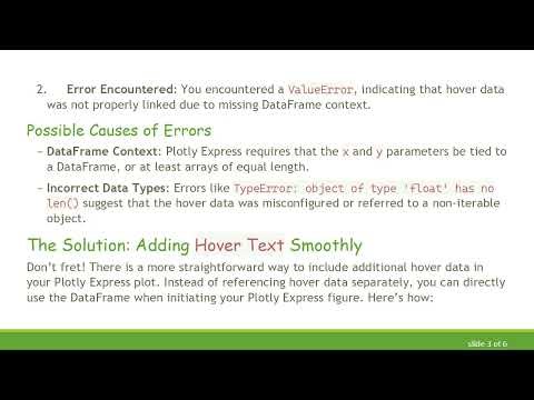 Enhancing Your Plotly Graphs: Add Hover Text with Ease