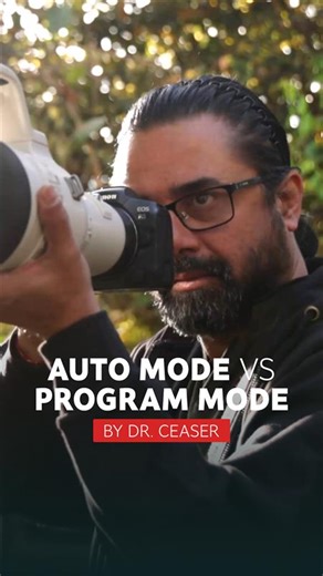 4.1K views · 43 reactions | Auto Mode vs Program Mode — what’s the difference, and when should you use which? Our #EOSMaestro Dr. Caesar Sengupta breaks it down so you can shoot smarter, not harder. Whether you're starting out or levelling up, knowing your modes makes all the difference. . . #CanonIndia #EOSR50V #CanonTips #LearnWithCanon #PhotographyBasics #AutoVsProgram #ShootSmart #EOSMaestroInsights #DelightingYouAlways #CANwithCanon | CANON India | Facebook