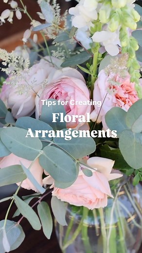 3.1K views · 151 reactions | Here are some tips for creating stunning floral arrangements! 請 #floralarrangement #diyflowers #rosegarden #cutflowers | Heirloom Roses | Facebook