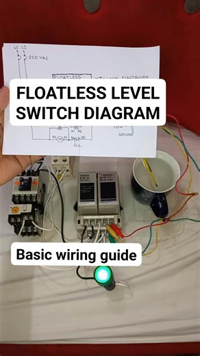 Floatless Relay Diagram water level sensor automatic #electrician #relay #panelboard #Control #light #switch #wiring #outlet #diy #electrical | Electricians Guide