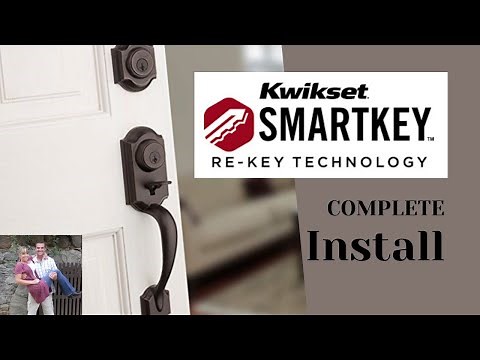 Kwikset Montara SmartKey Front Door Lock Set Install DIY #homeimprovement #diy #how