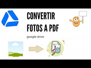 como convertir imagenes a pdf con google drive