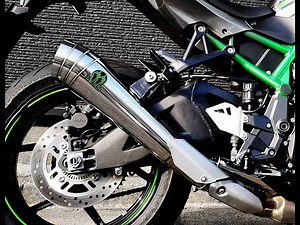 ★Z H2 PowerBox メガホンスリップオンマフラー(SP忠男ｘK's-STYLEコラボモデル）★
