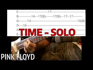 Time Solo - Pink Floyd - Guitar Lesson WITH TABS