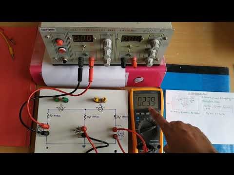 Experiment to verify Kirchhoff's Current Law (KCL)