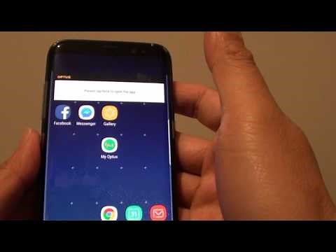 Samsung Galaxy S8: How to Re-Arrange Home Screen Apps Icon