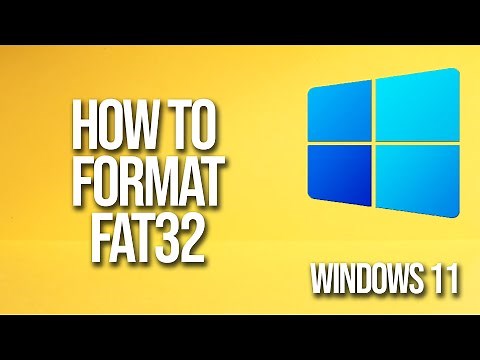 How To Format Fat32 Windows 11 Tutorial