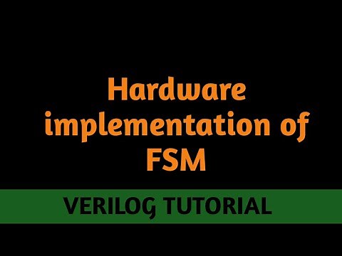 #41 Hardware implementation of FSM ||understand FSM diagram and how to draw digital circuit from FSM